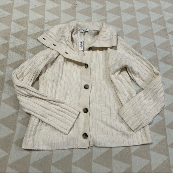 Madewell Oversize-Collar Cardigan Sweater - Picture 7 of 9